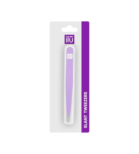 ILU MU ACC TWEEZERS SLANT, PURPLE