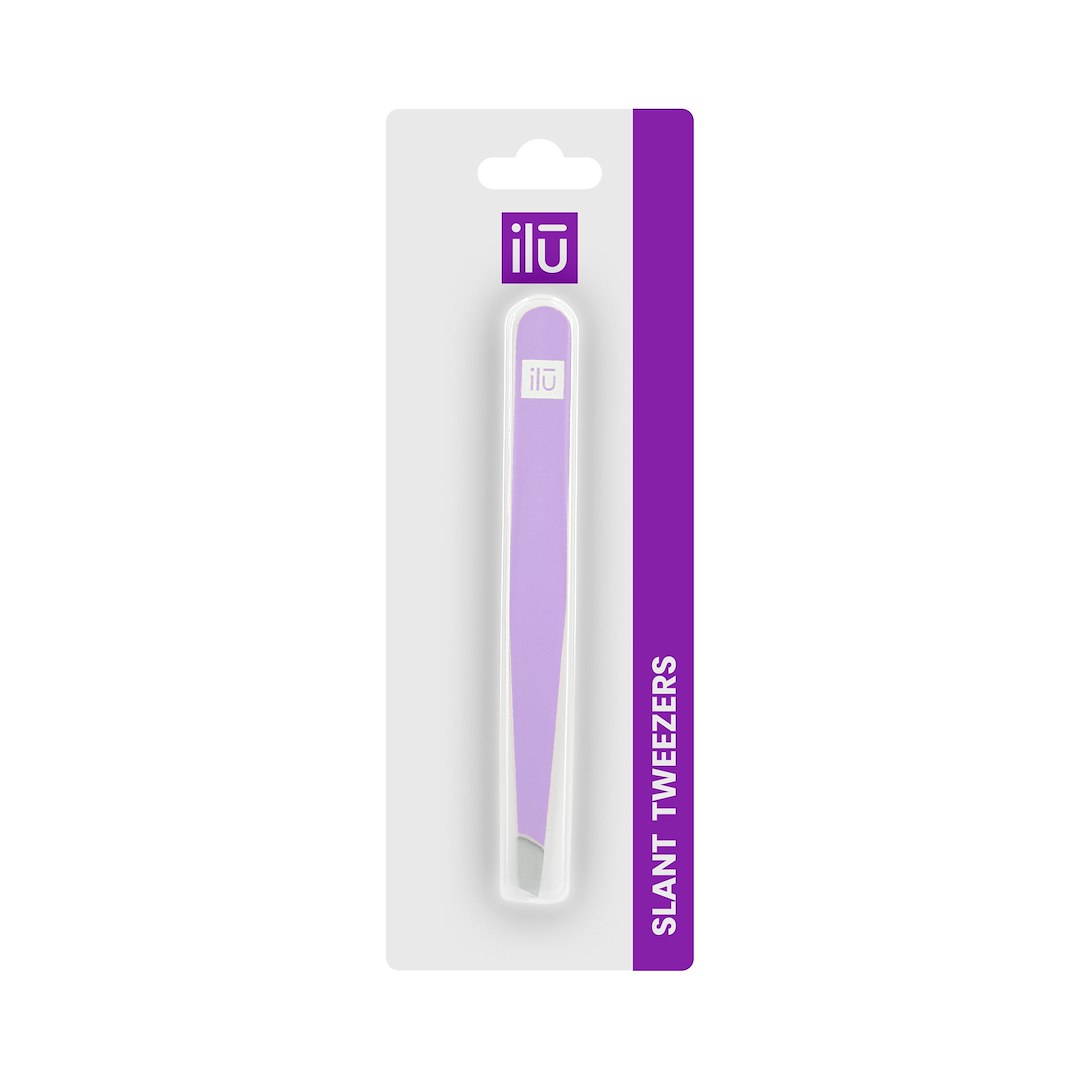 ILU MU ACC TWEEZERS SLANT, PURPLE