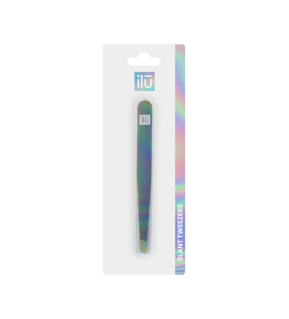 ILU MU ACC TWEEZERS SLANT, RAINBOW