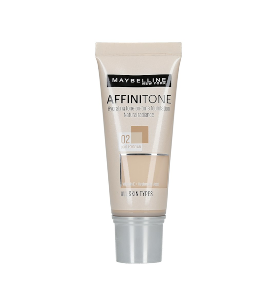 AFFINITONE FOUNDATION 02 LIGHT PORCELAIN 30ML