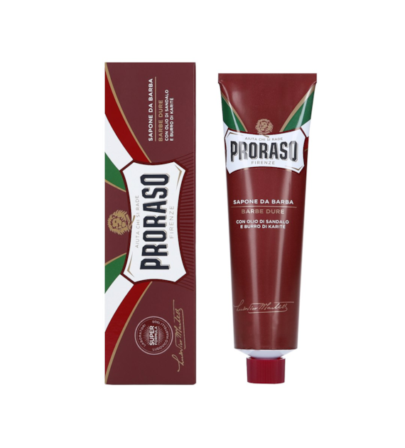 PRORASO RED LINE SHAVING SOAP IN A TUBE 150ML