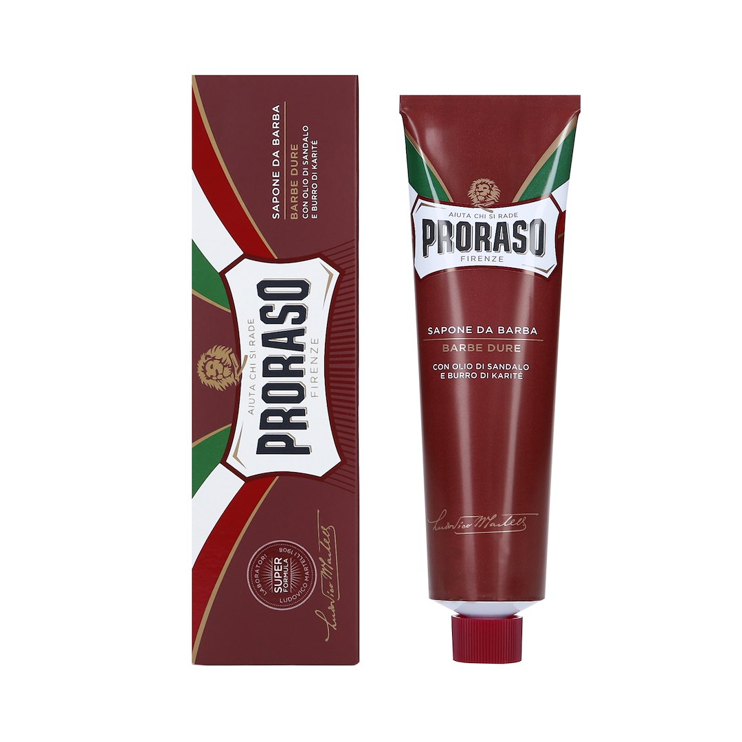 PRORASO RED LINE SHAVING SOAP IN A TUBE 150ML