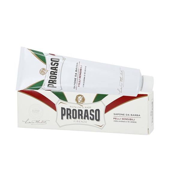 PRORASO WHITE LINE SHAVING SOAP IN A TUBE 150ML