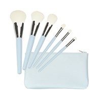 MIMO MAKEUP BRUSH BLUE 6 PCS SET