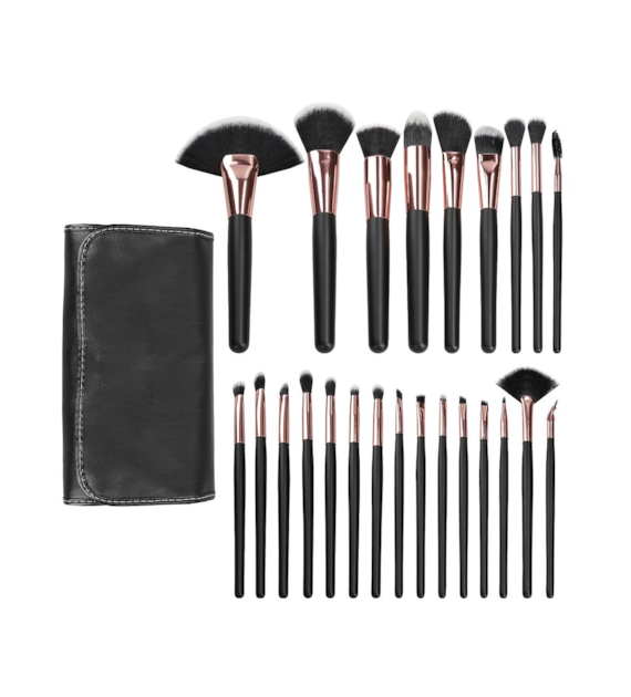 MIMO MAKEUP BRUSH BLACK 24 PCS SET