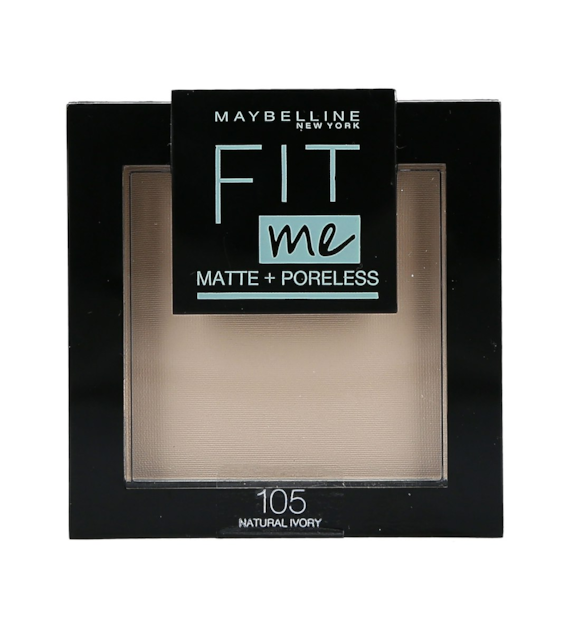 FIT ME MATTE&PORELESS POWDER 105 NATURA IVORY 8,2G