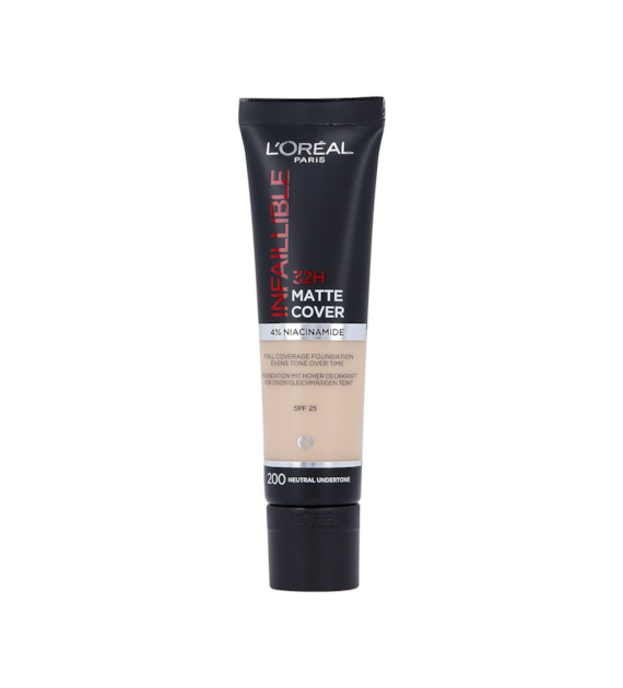 INFAILLIBLE 24H MATTE COVER 200 GOLDEN SAND 30ML