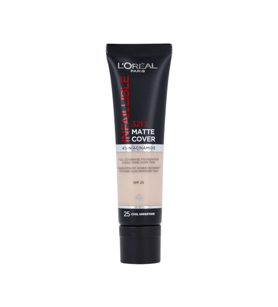 INFAILLIBLE 24H MATTE COVER 25 ROSE IVORY 30ML