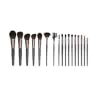 MIMO MAKEUP BRUSH BLACK 18 PCS SET