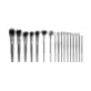 MIMO MAKEUP BRUSH BLACK 18 PCS SET
