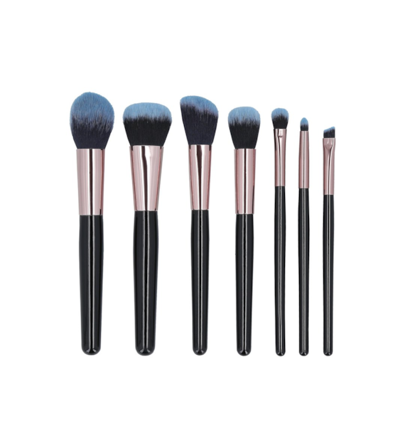 MIMO MAKEUP BRUSH BLACK 7 PCS SET