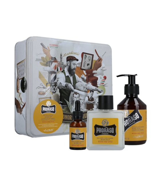 PRORASO WOOD&SPICE BEARD SET