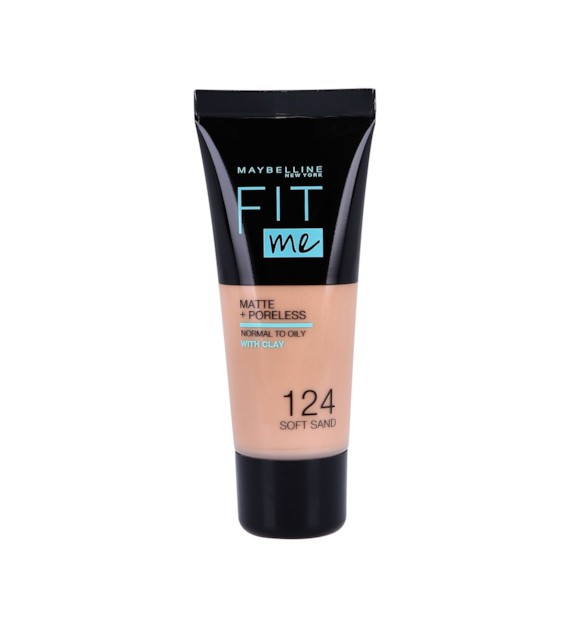 FIT ME FOUNDATION 124 SOFT SAND TUBE 30ML