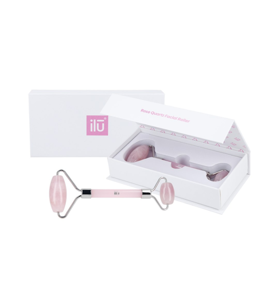 ILU MU ACC ROSE QUARTZ FACIAL ROLLER