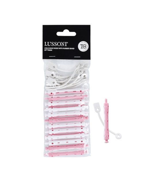 LUSSONI COLD-WAVE RODS WITH RUBBER BAND O7*70MM
