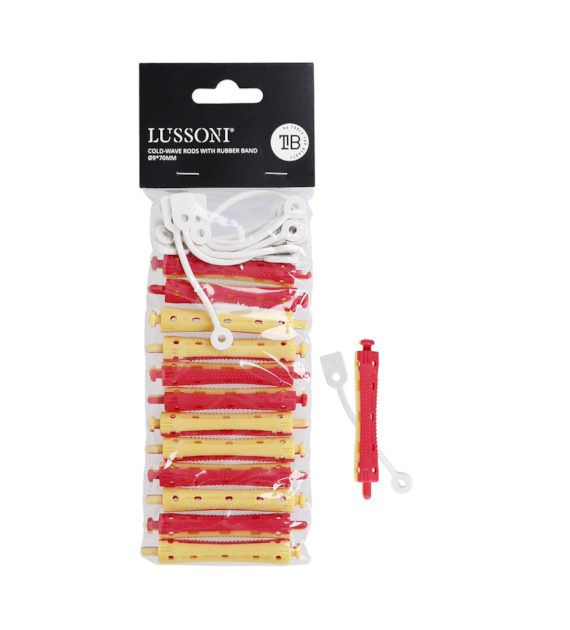 LUSSONI COLD-WAVE RODS WITH RUBBER BAND O9*70MM