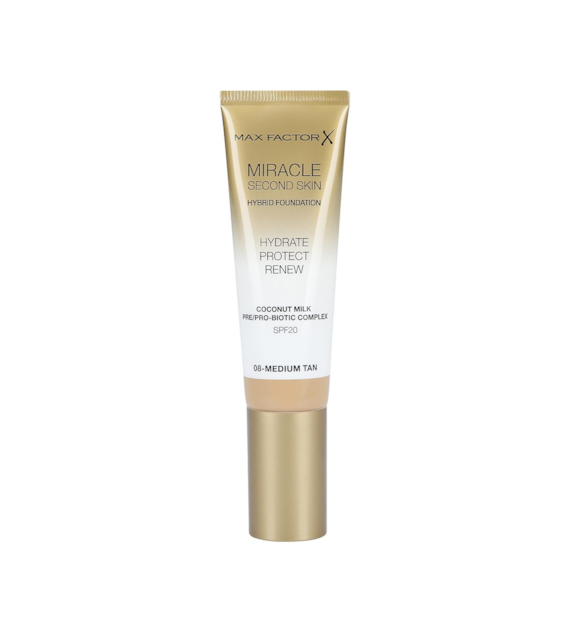 MIRACLE SECOND SKIN FOUNDATION 008 MEDIUM TAN