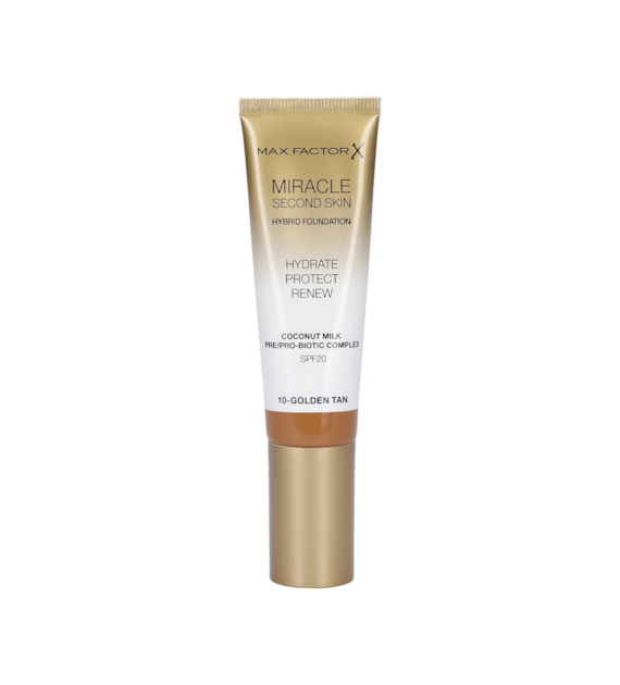 MIRACLE SECOND SKIN FOUNDATION 010 GOLDEN TAN