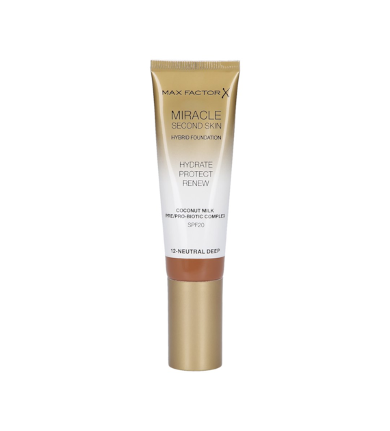 MIRACLE SECOND SKIN FOUNDATION 012 NATURAL DEEP