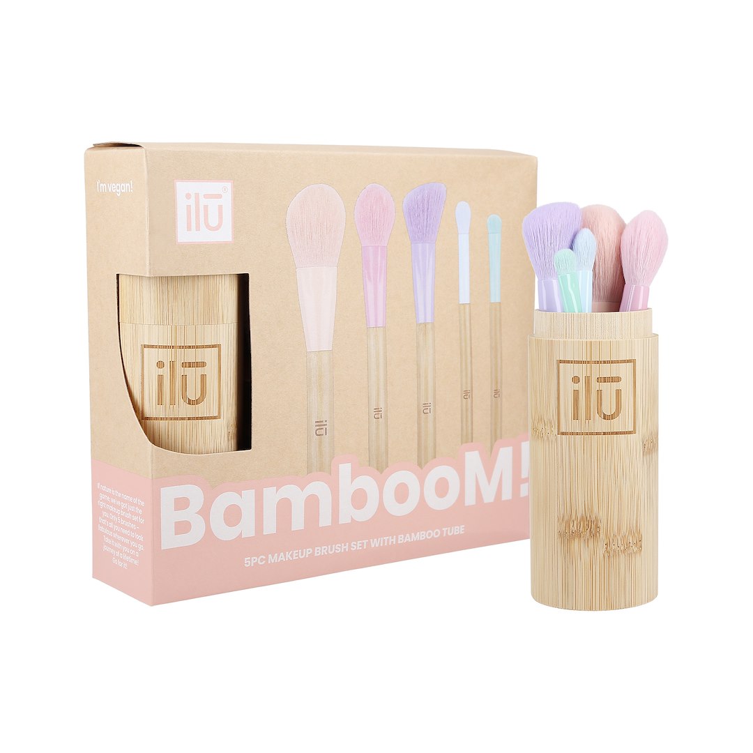 ILU MU BRUSH BAMBOOM 5PCS+TUBE SET