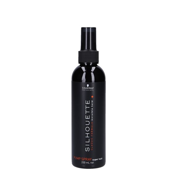 SILHOUETTE SUPER HOLD PUMP SPRAY (BLACK) 200ML