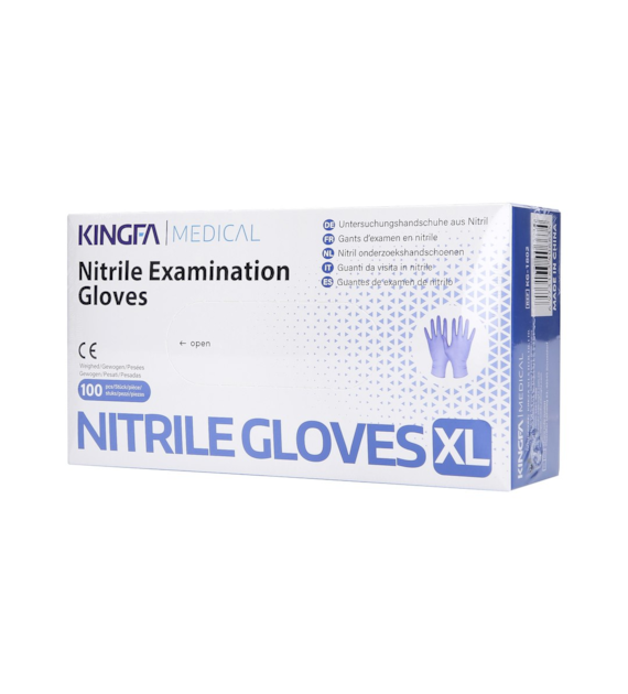 NITRILE GLOVES VIOLET 100PCS XL