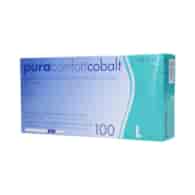 NITRILE GLOVES COMFORT COBALT 100PCS - L