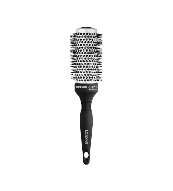 LUSSONI HR BRUSH C&S ROUND SILVER STYLING 43MM PET