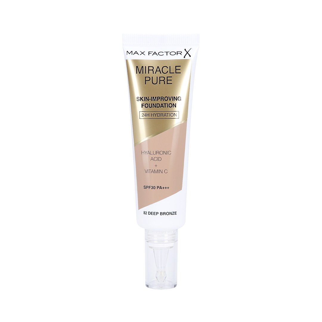 MIRACLE PURE FOUNDATION 82 DEEP BRONZE 30ML