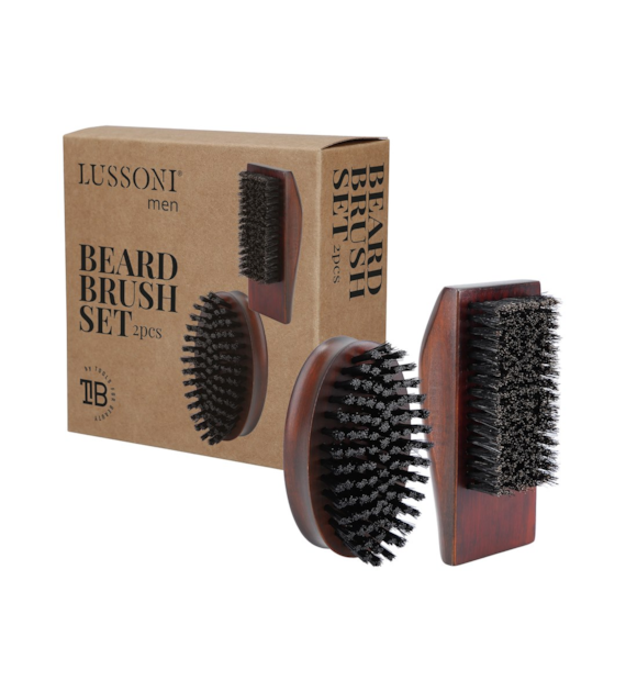 LUSSONI BR BEARD BRUSH 2PCS SET