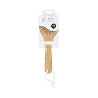 LUSSONI SC BAMBOO NATURAL BODY BRUSH WITH HANDLE