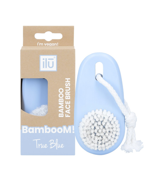 ILU SC BAMBOOM FACE BRUSH TRUE BLUE