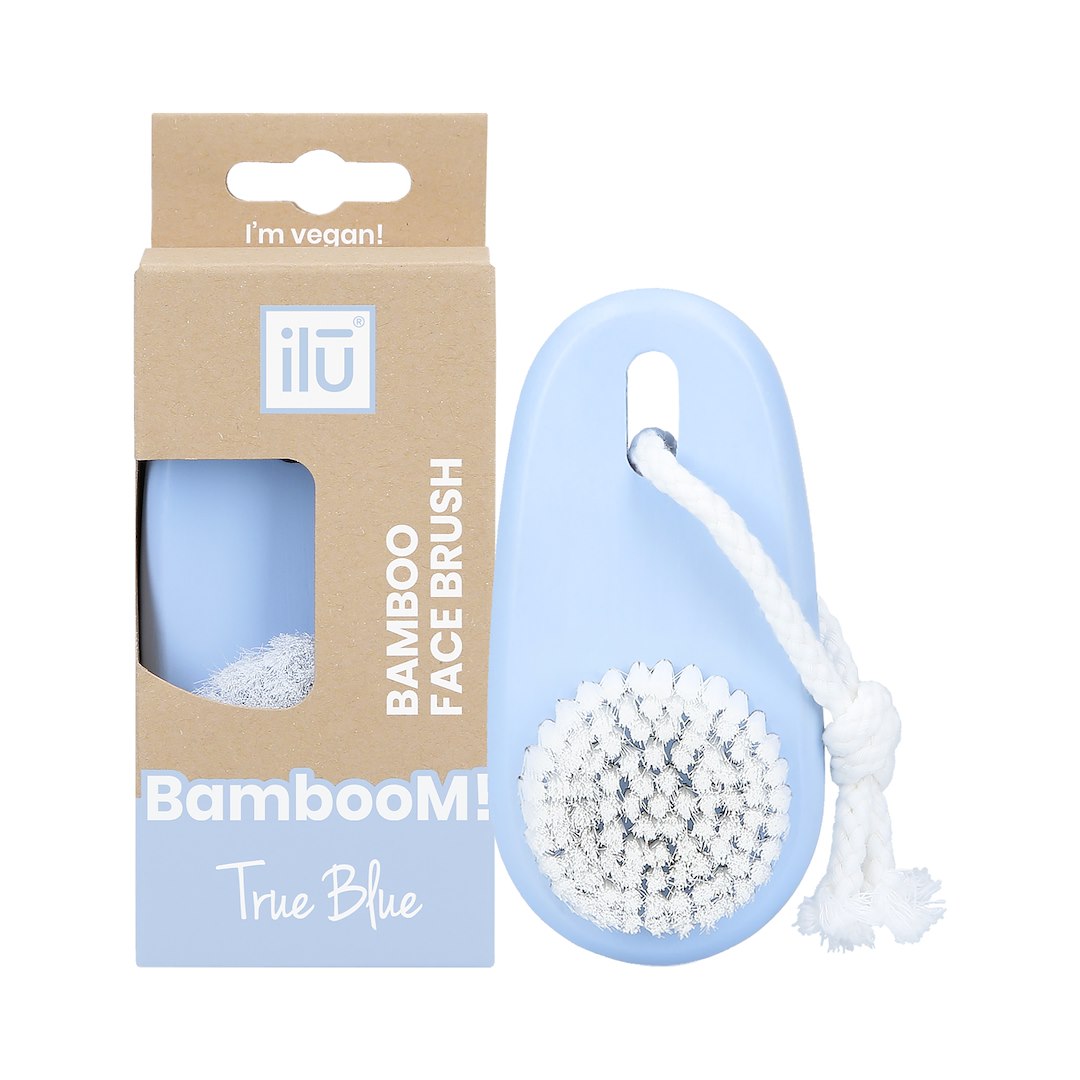 ILU SC BAMBOOM FACE BRUSH TRUE BLUE