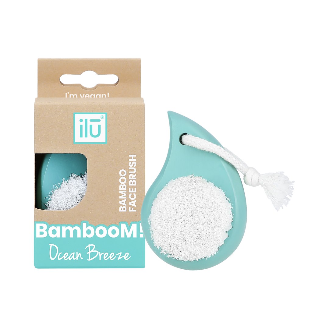 ILU SC BAMBOOM FACE BRUSH OCEAN BREEZE