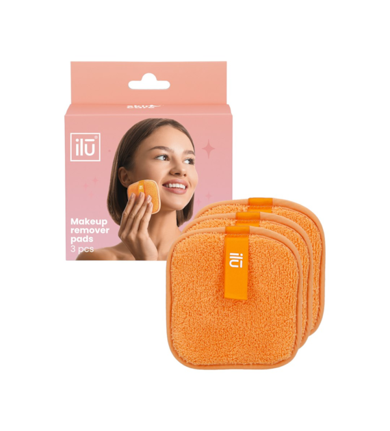 ILU SC MAKEUP REMOVER PADS ORANGE 3PCS