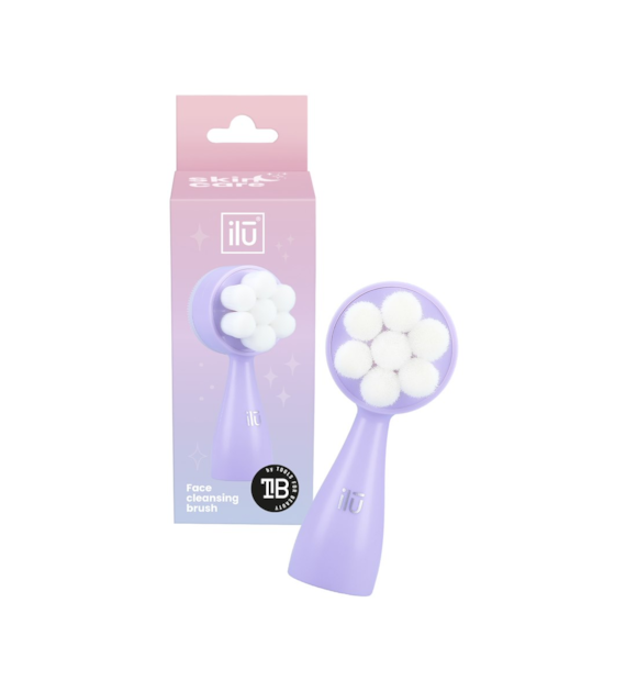 ILU SC FACE CLEANSING BRUSH PURPLE