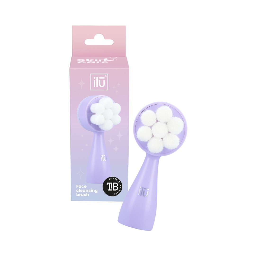 ILU SC FACE CLEANSING BRUSH PURPLE