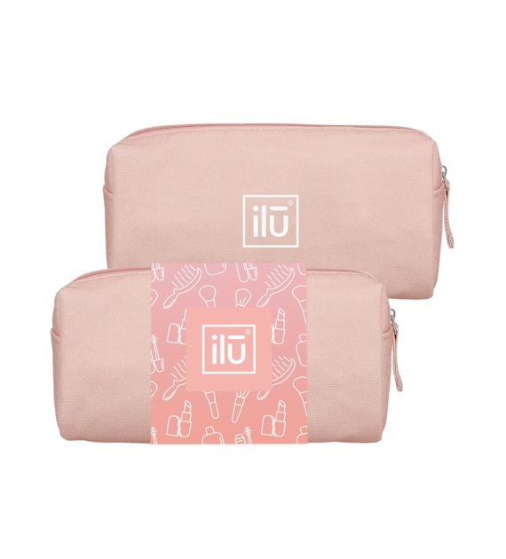 ILU MU COTTON BEAUTY BAG ORANGE