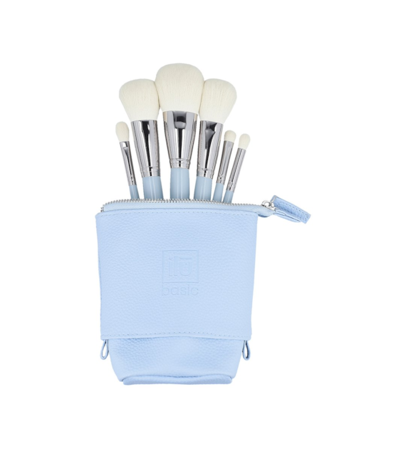 ILU BASIC MU BLUE MAKEUP BRUSH 6PCS SET