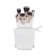 ILU BASIC MU WHITE MAKEUP BRUSH 12PCS SET