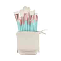 ILU BASIC MU TURQUOISE MAKEUP BRUSH 12PCS SET