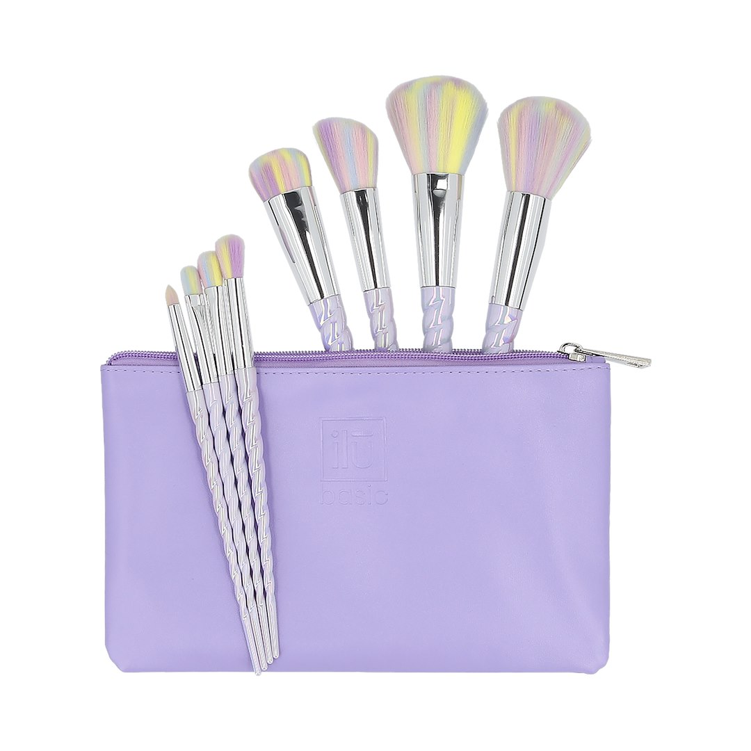 ILU BASIC MU UNICORN MAKEUP BRUSH 8PCS SET