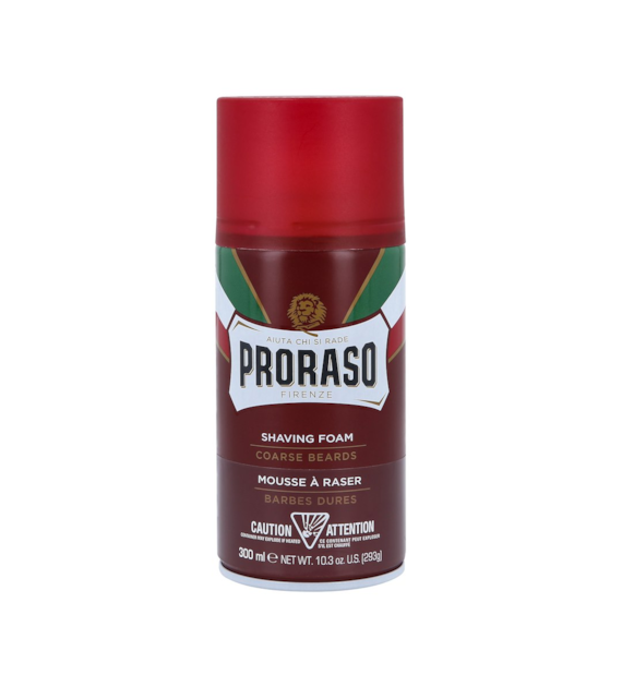 PRORASO RED LINE SHAVING FOAM 300ML