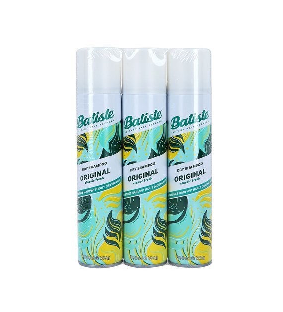 BATISTE ORIGINAL DRY SHAMPOO 200ML X3