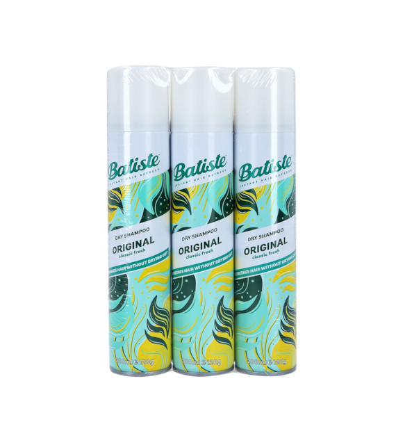 BATISTE ORIGINAL DRY SHAMPOO 200ML X3