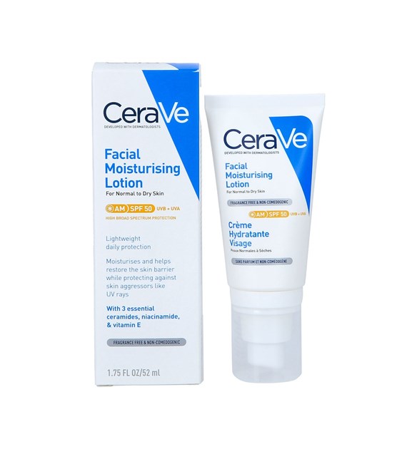 CERAVE CREME HYDRATANTE VISAGE SPF50