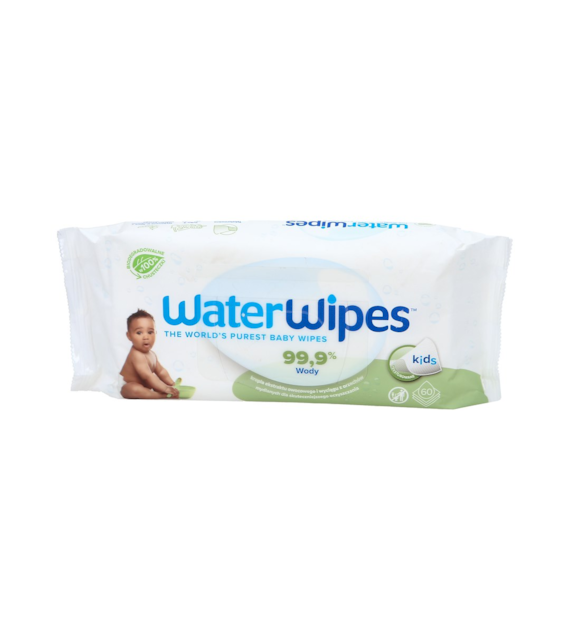 WATERWIPES BIO SOAPBERRY WIPES 60 PCS