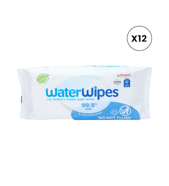 WATERWIPES BIO WIPES 12X60 PCS