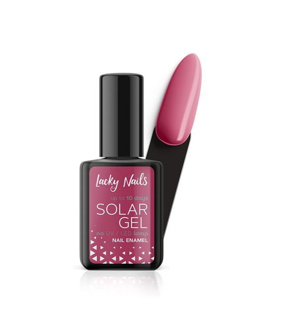 LN NAIL POLISH SOLAR GEL 09 FUSHIA