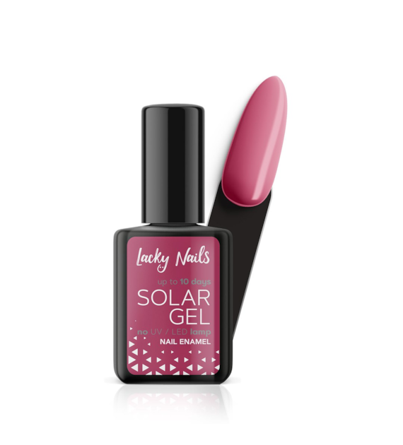 LN NAIL POLISH SOLAR GEL 09 FUSHIA